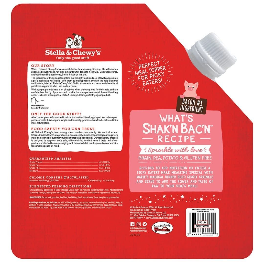 STELLA AND CHEWYS MARIES MAGICAL DINNER DUST BACON