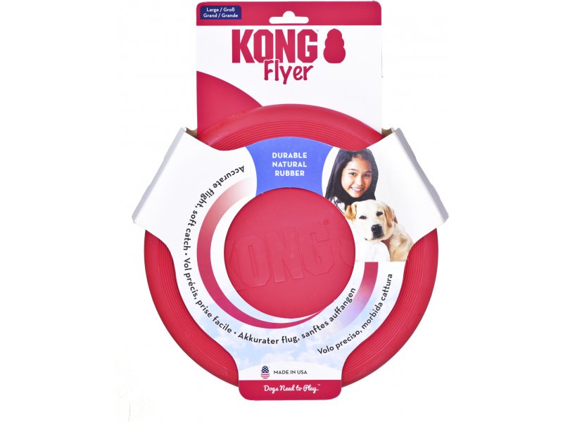 KONG Classic Flyer Dog Toy