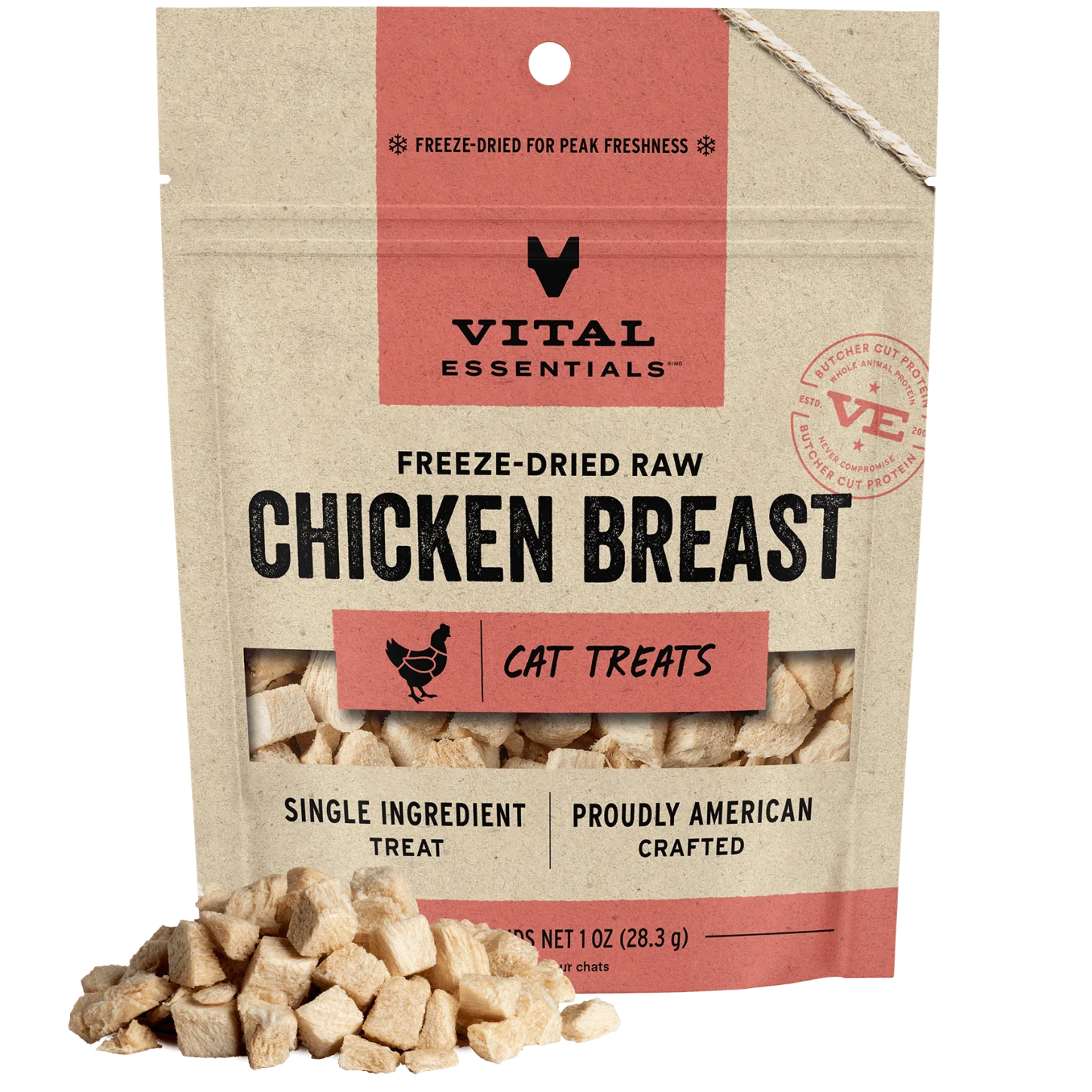Vital Essentials Freeze-Dried Chicken Breast Cat Treats