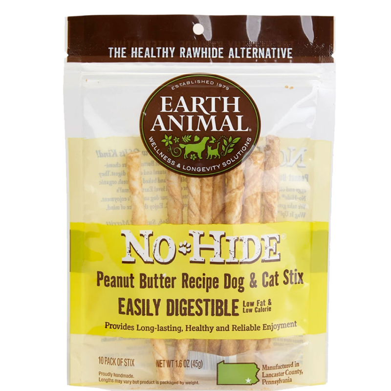EARTH ANIMAL NO-HIDE CHEW 10PACK STIX