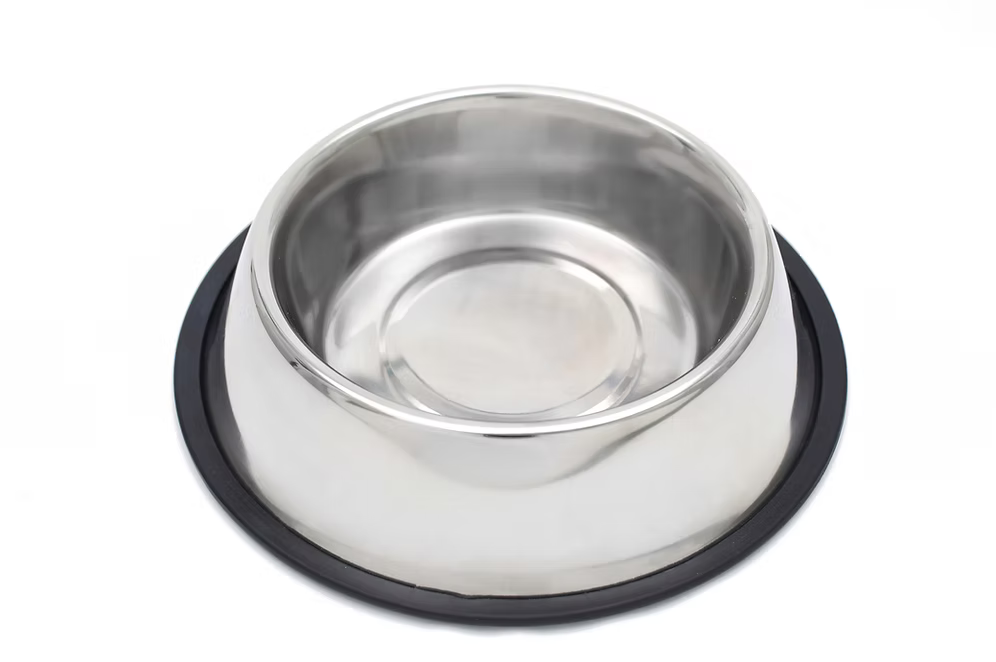 Non-Skid Stainless Steel Pet Bowl