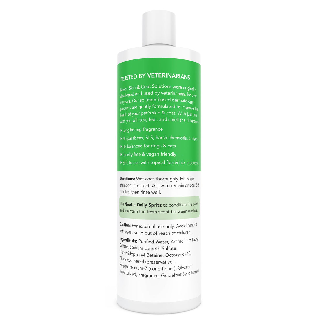 Nootie Hypoallergenic Coconut Lime Verbena Shampoo with Grapefruit Seed Extract