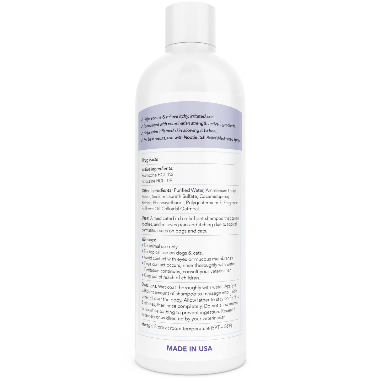 Nootie Itch Relief Medicated Pet Shampoo