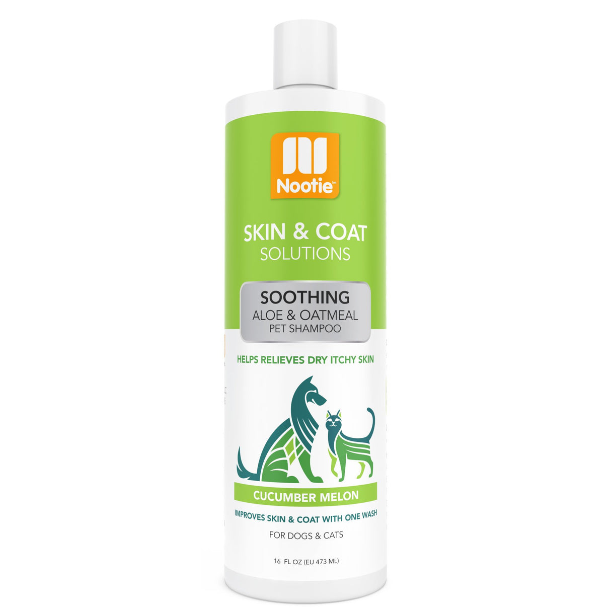 Nootie Soothing Cucumber Melon Shampoo with Aloe & Oatmeal