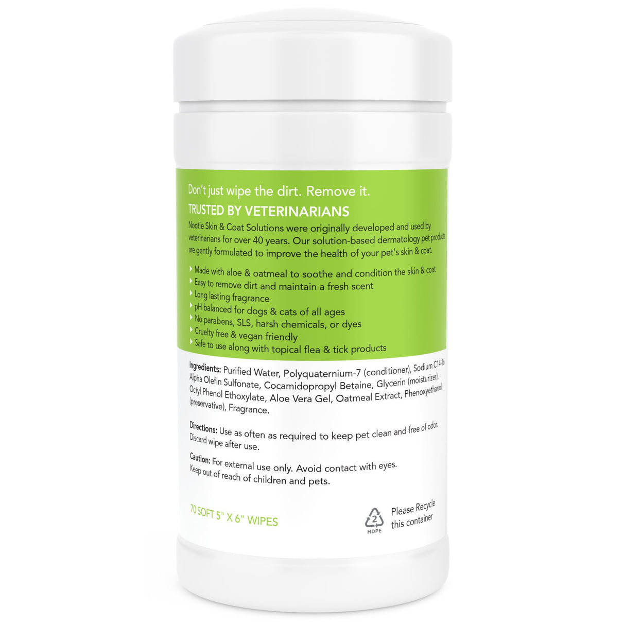 Nootie Cucumber Melon Waterless Shampoo Wipes