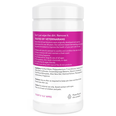 Nootie Japanese Cherry Blossom Waterless Shampoo Wipes