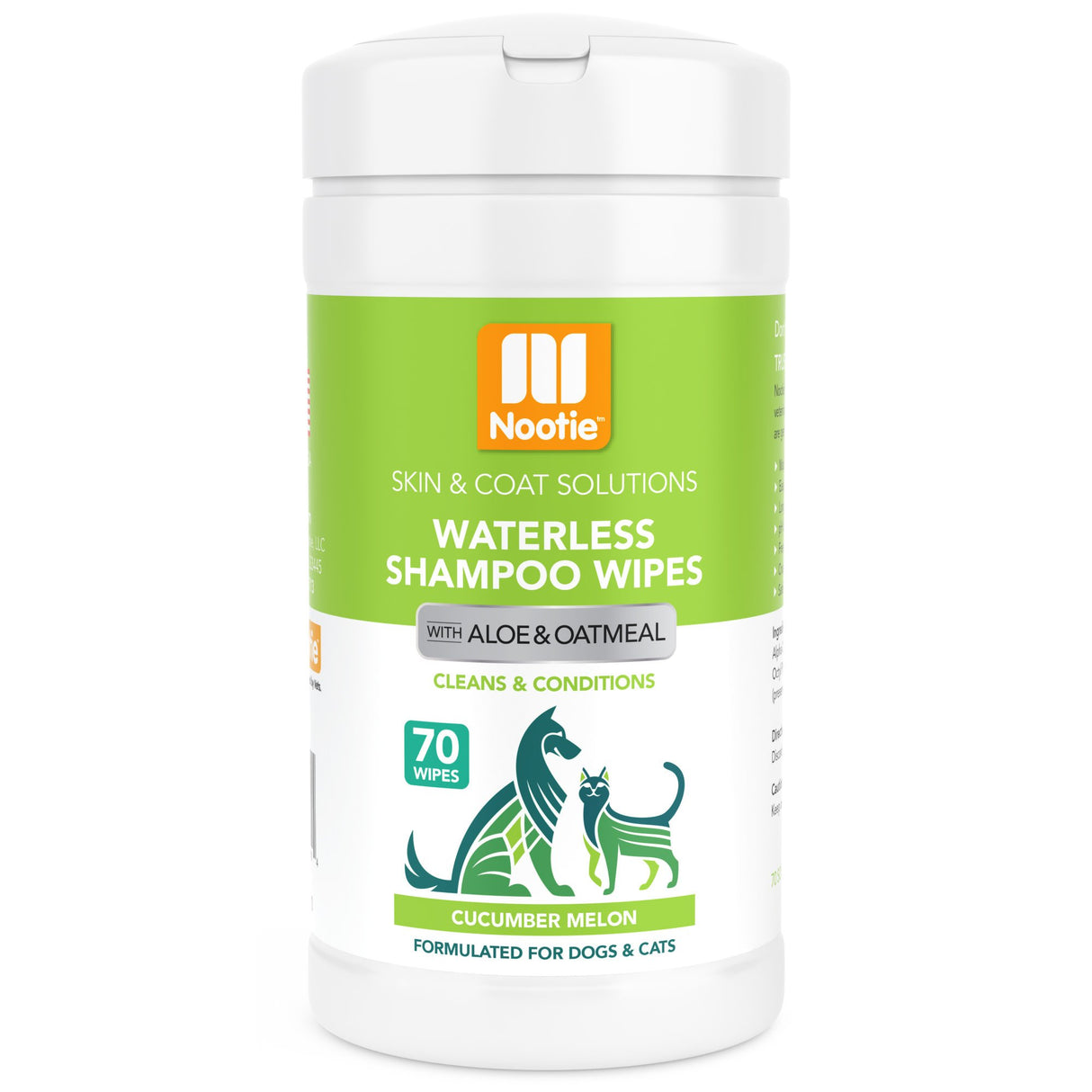 Nootie Cucumber Melon Waterless Shampoo Wipes