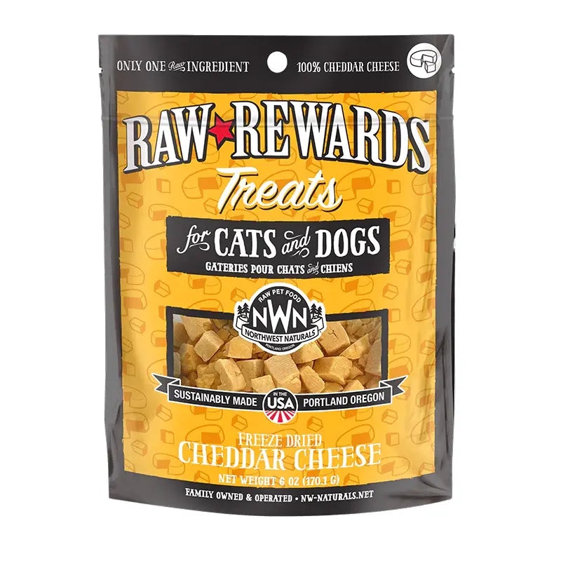 NW NATURALS FREEZE-DRIED TREATS CHEDDAR CHEESE 6OZ