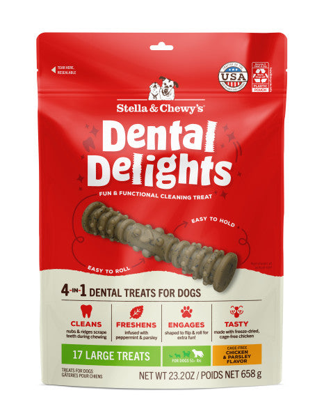 Stella & Chewy's Dental Delights Large Dog Dental Treats