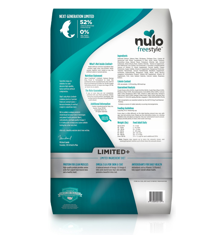 NULO FREESTYLE PUPPY AND ADULT L.I.D SALMON