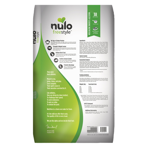 NULO FREESTYLE SENIOR TROUT AND SWEET POTATO