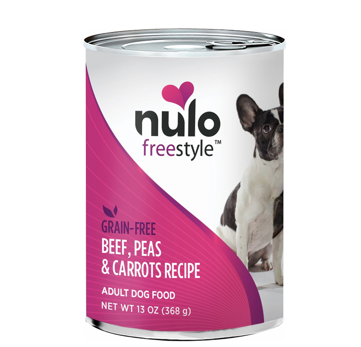 NULO DOG CAN 13 OZ BEEF PEAS AND CARROTS