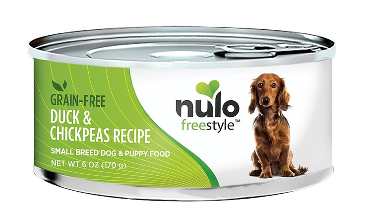 NULO SMALL BREED DOG CAN 5.5 OZ DUCK AND CHICKPEAS