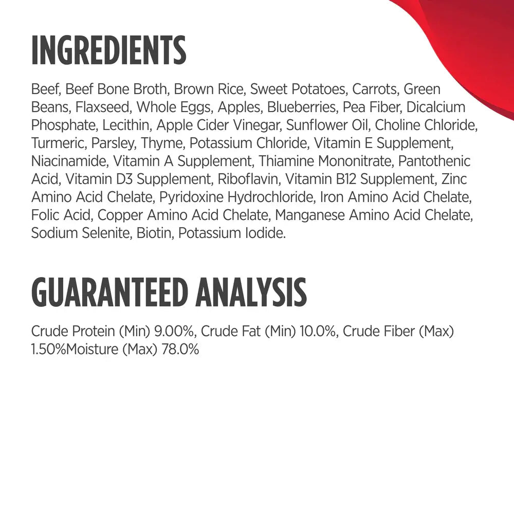 NULO GENTLY COOKED BEEF AND SWEET POTATO 9OZ