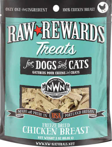 NW NATURALS FREEZE-DRIED TREATS CHICKEN BREAST 3OZ