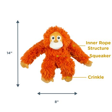 Tall Tails Plush Body Orangutan