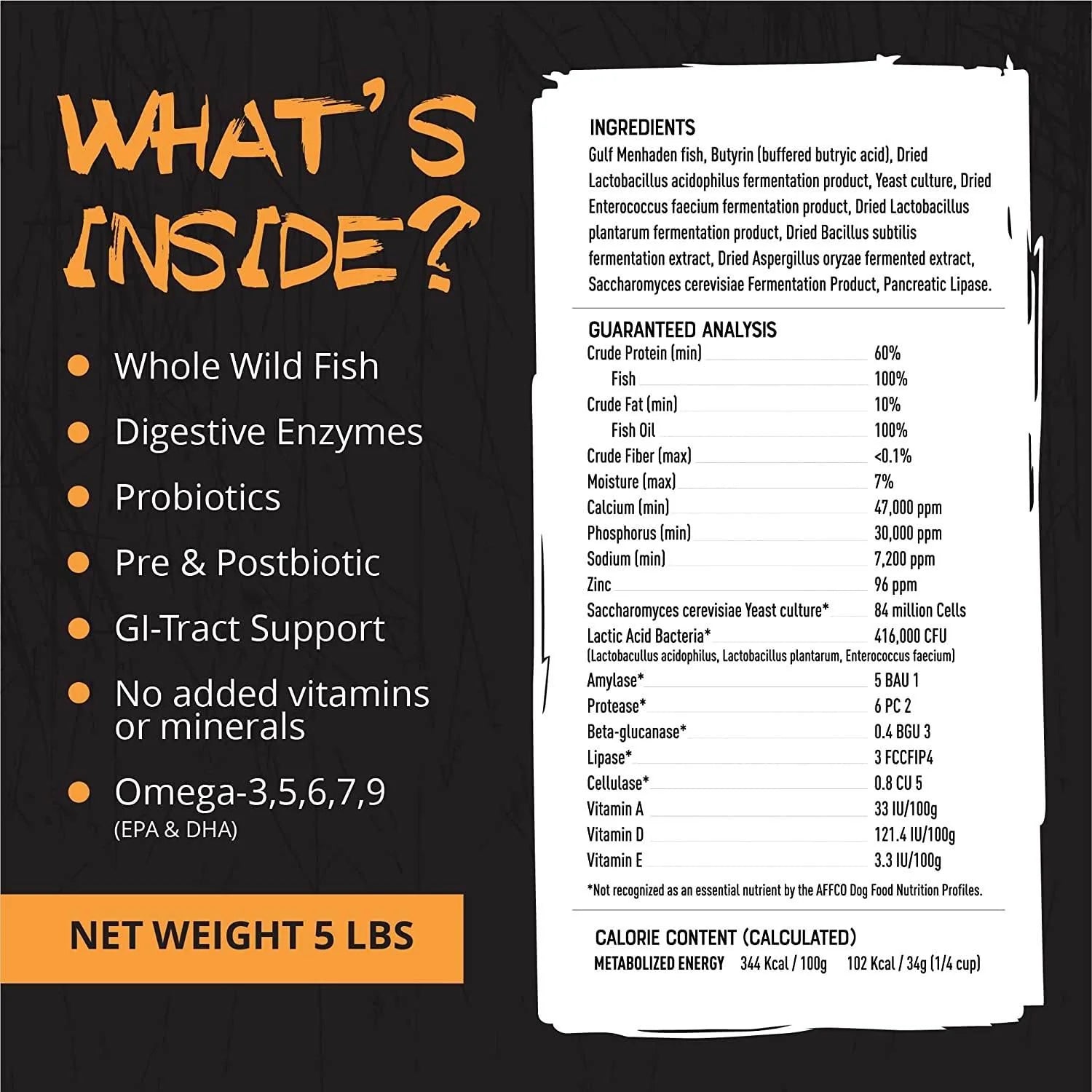 Rogue Origins 5-in-1 Dog Supplement, 3 Protein options, Powdered Food Topper for Active Dogs