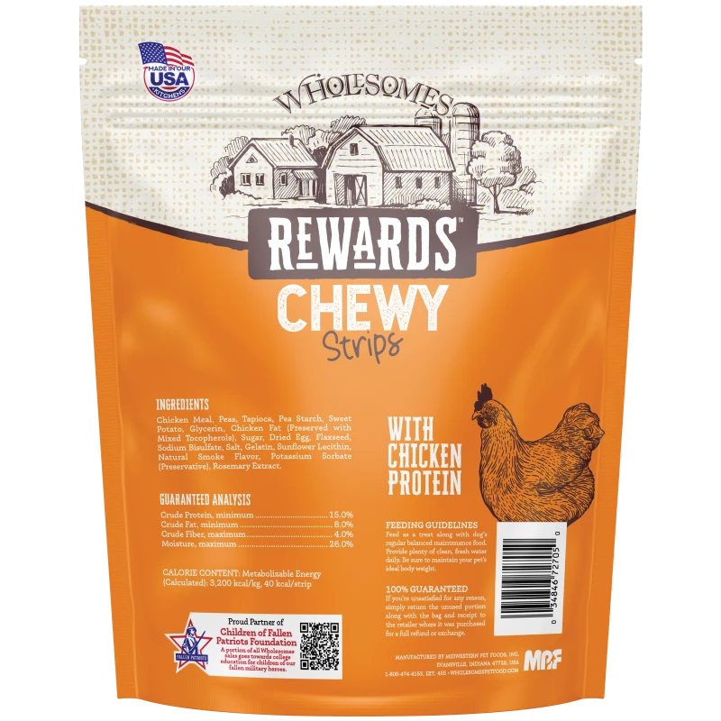 Wholesomes Rewards Chewy Chicken Strips