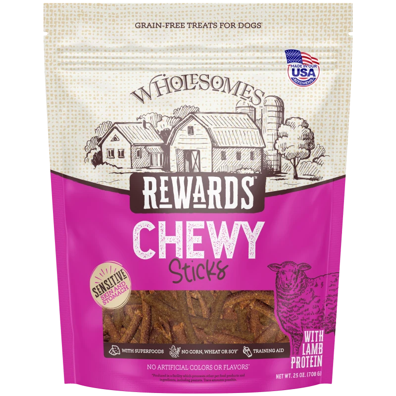Wholesomes Rewards Chewy Lamb Sticks