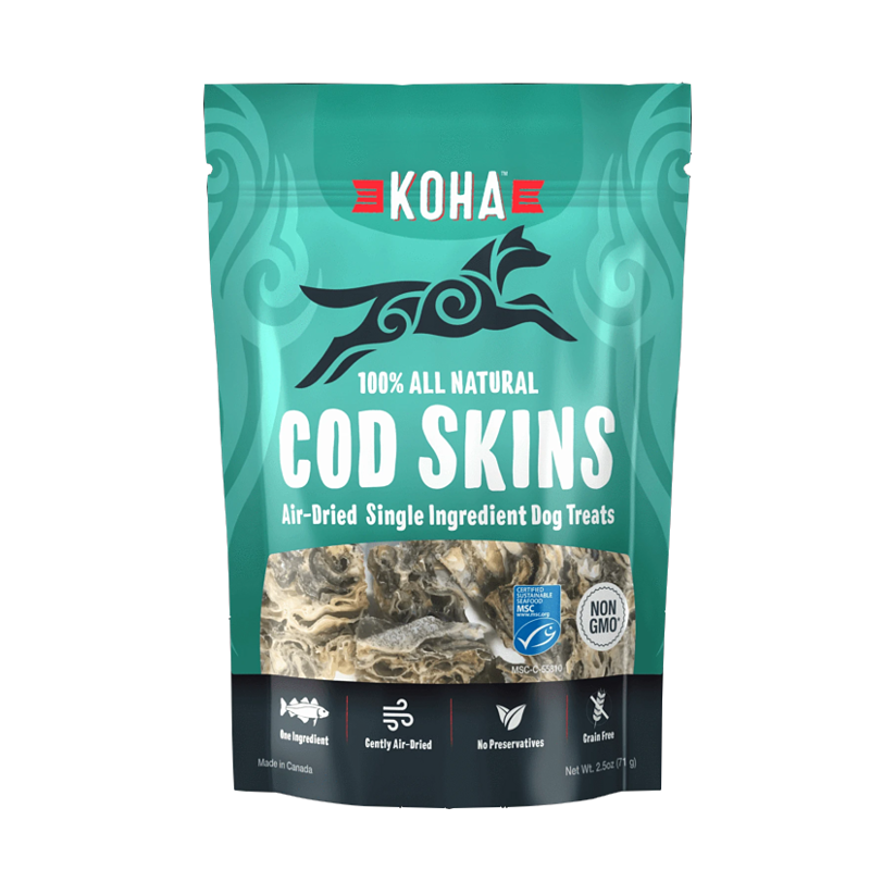 KOHA DOG TREATS COD SKIN