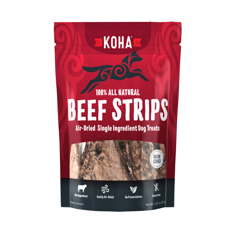 KOHA DOG TREATS BEEF STRIP