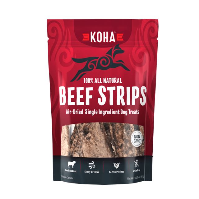 KOHA DOG TREATS BEEF STRIP
