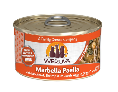 WERUVA CAT CAN MARBELLA PAELLA 5.5OZ