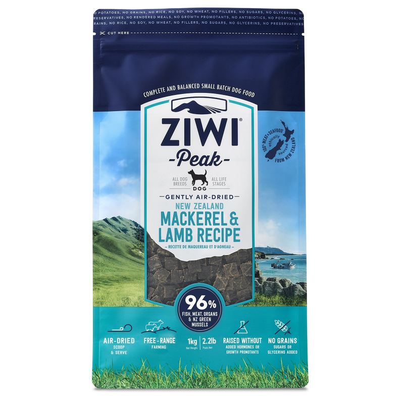 ZIWI DOG FOOD LAMB AND MACKEREL