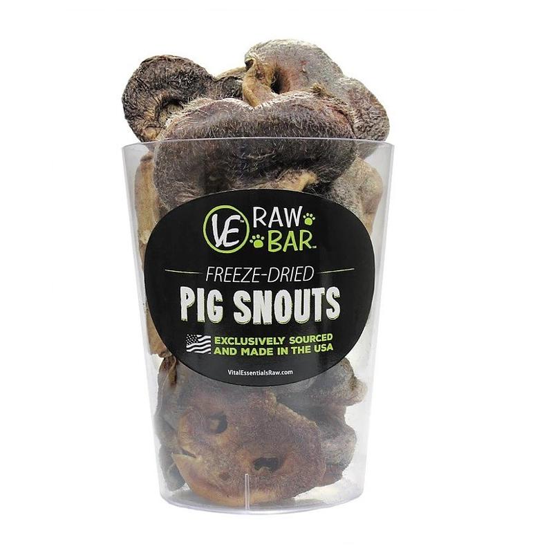 FREEZE DRIED VITAL ESSENTIALS PIG SNOUT