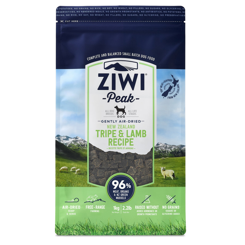 ZIWI DOG FOOD TRIPE AND LAMB