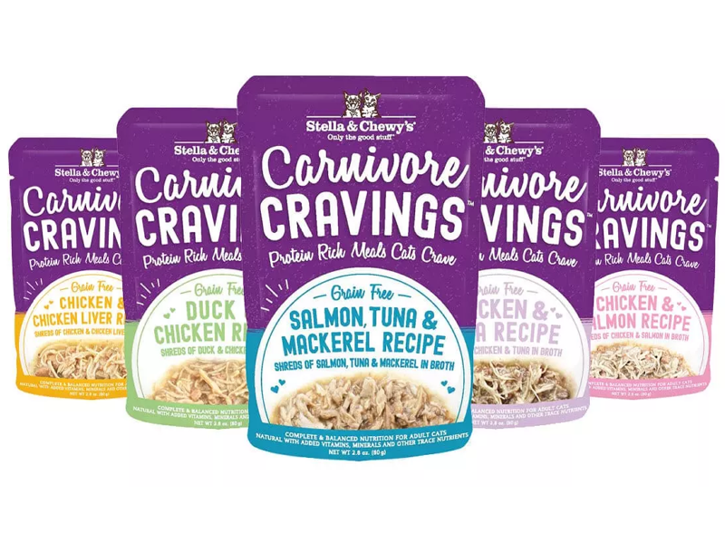 STELLA AND CHEWYS CAT POUCH SHREDS 2.8OZ