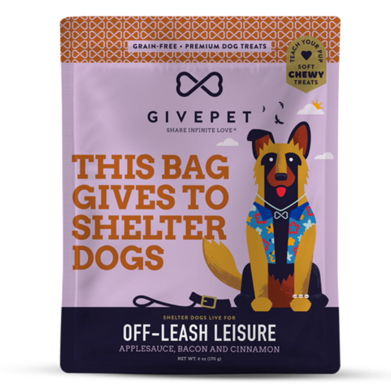 GIVEPET OFF-LEASH LEISURE SOFT TREAT 6OZ