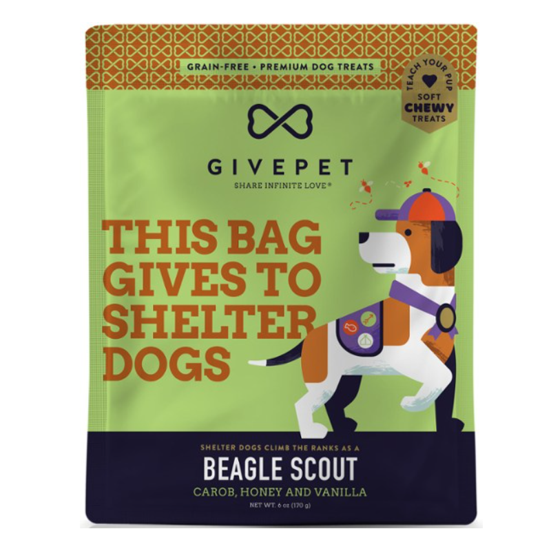GIVEPET BEAGLE SCOUT SOFT TREAT 6OZ