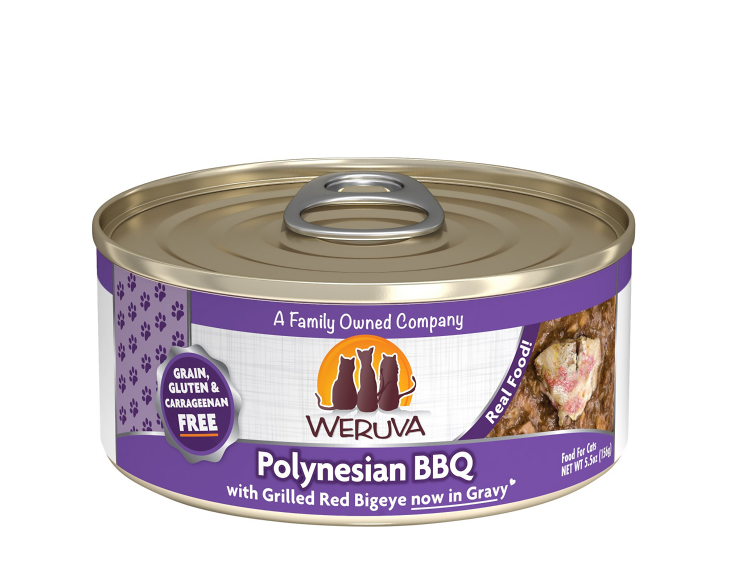 WERUVA CAT CAN POLYNESIAN BBQ CAT