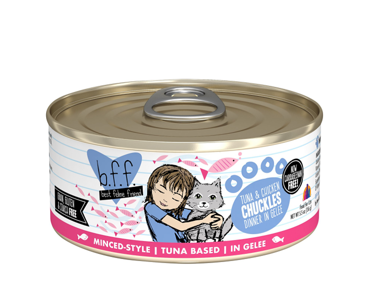WERUVA CAT CAN BFF GELEE TUNA AND CHICKEN CHUCKLES