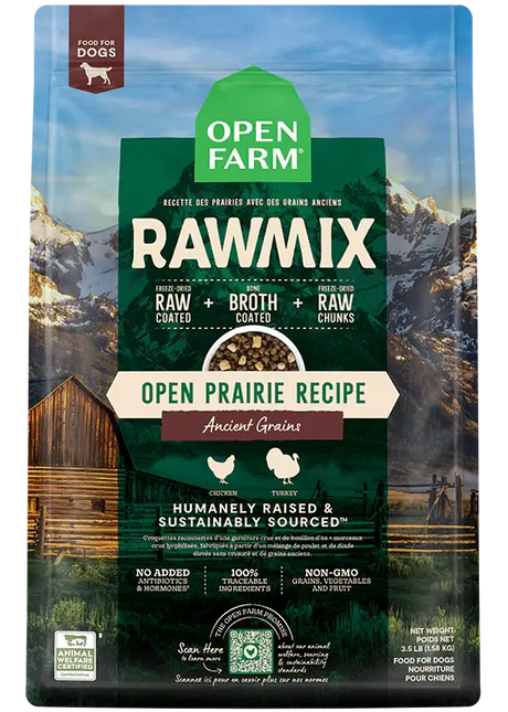 OPEN FARM RAWMIX WITH ANCIENT GRAINS OPEN PRAIRIE