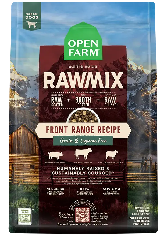 OPEN FARM RAWMIX GRAIN FREE FRONT RANGE