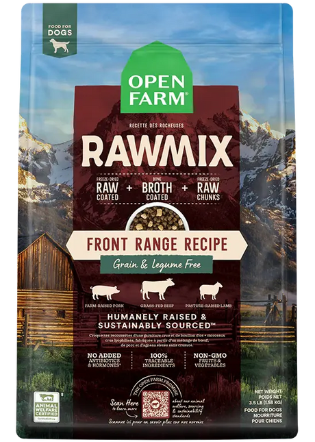 OPEN FARM RAWMIX GRAIN FREE FRONT RANGE
