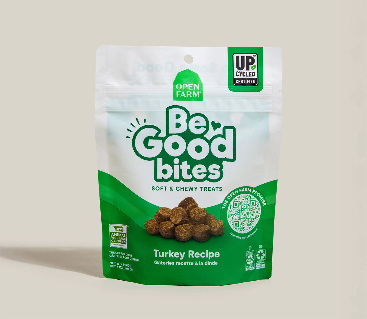 OPEN FARM Be Good Bites Turkey Treats 6OZ