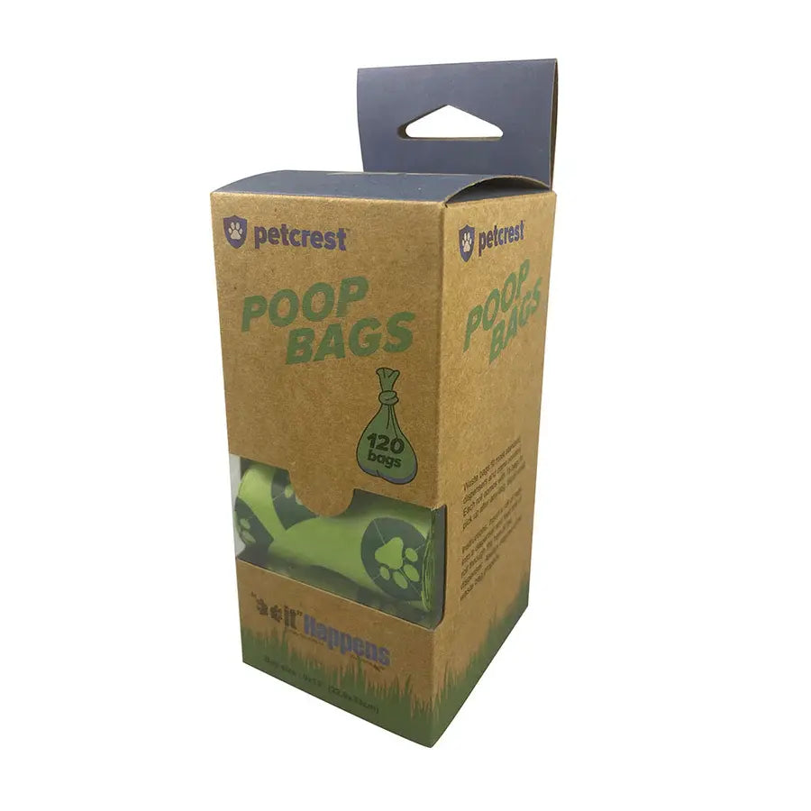Petcrest Poop Bags Eco Refill Rolls 120 Count