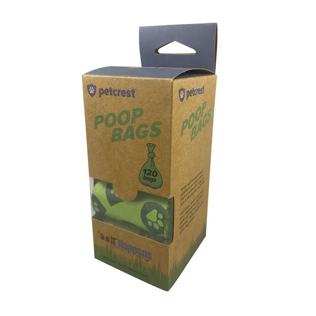 Petcrest Poop Bags Eco Refill Rolls 120 Count
