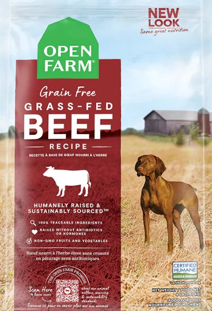 OPEN FARM Grass-Fed Beef Grain-Free Dog Kibble