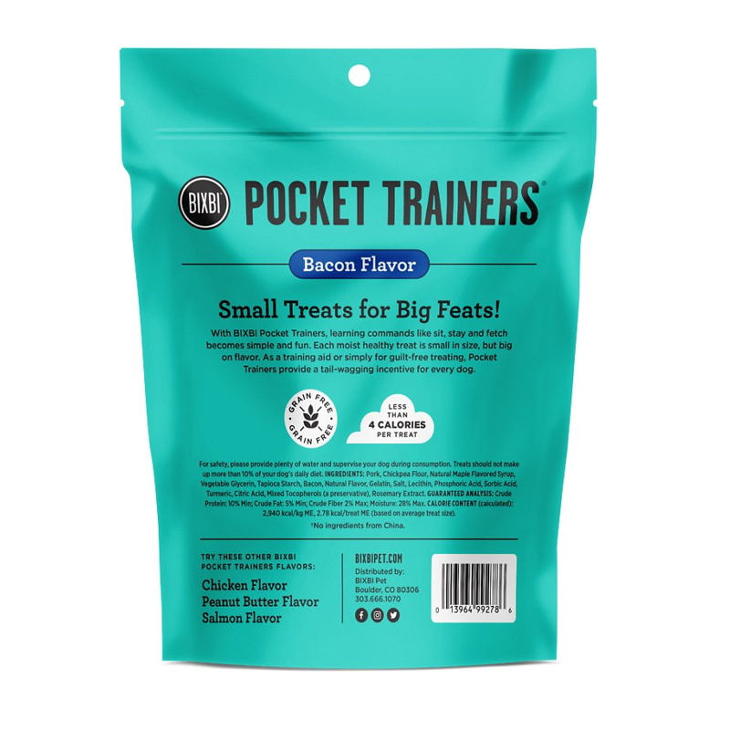 BIXBI POCKET TRAINERS BACON 6OZ