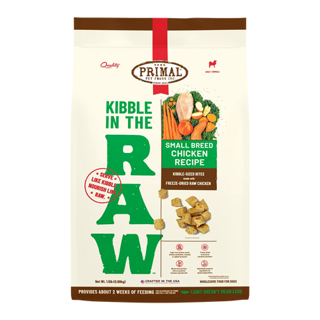 PRIMAL KIBBLE IN THE RAW SMALL BREED CHICKEN