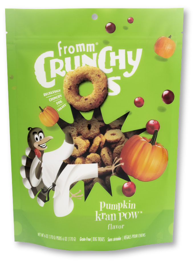 Fromm Crunchy O's Pumpkin Kran Pow Dog Treats