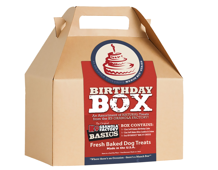 K9 Granola Factory Birthday Box Dog Treats
