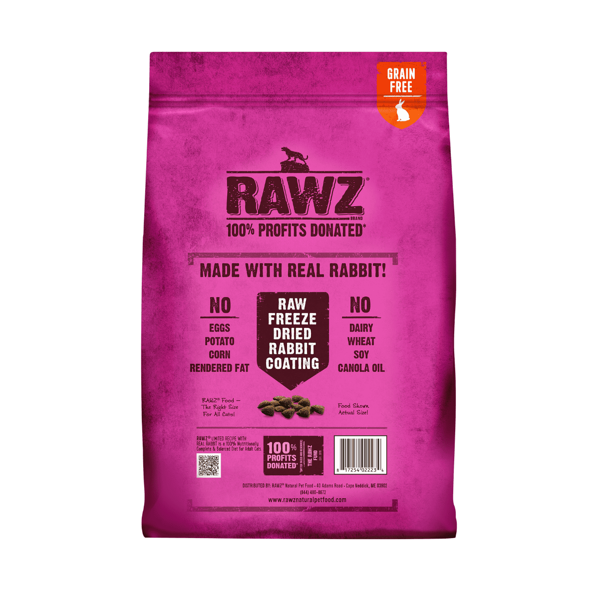 Rawz Limited Recipe Rabbit Dry Cat Food