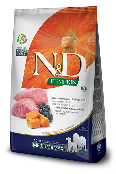 Farmina N&D Pumpkin Lamb & Blueberry Recipe Dog Food