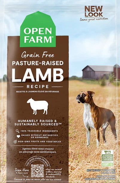 OPEN FARM Pasture-Raised Lamb Grain-Free Dog Kibble
