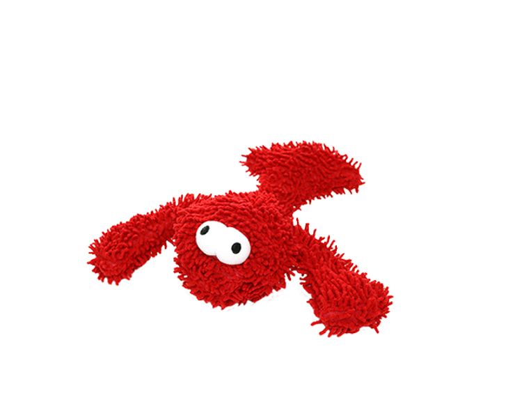 Mighty VIP Toys Microfiber Ball Lobster Dog Toy